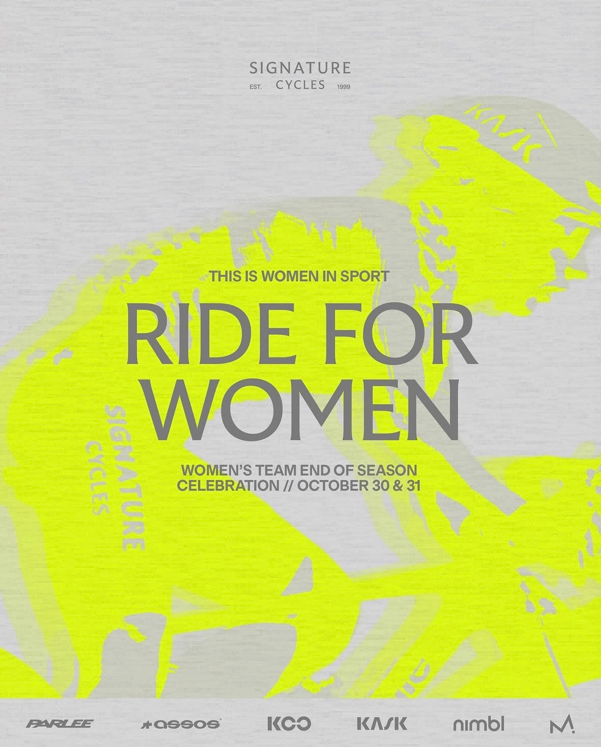 Signature Cycles Women's Team End of Season Celebration